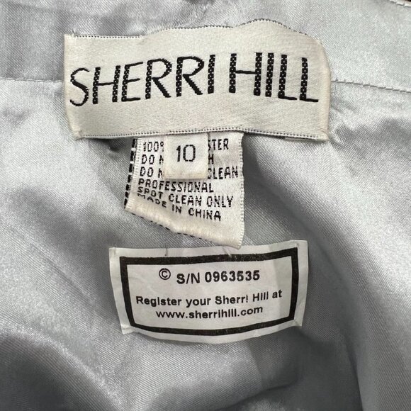 Sherri Hill Pink Black Butterfly Short Strapless Dress $290 - Picture 9 of 10